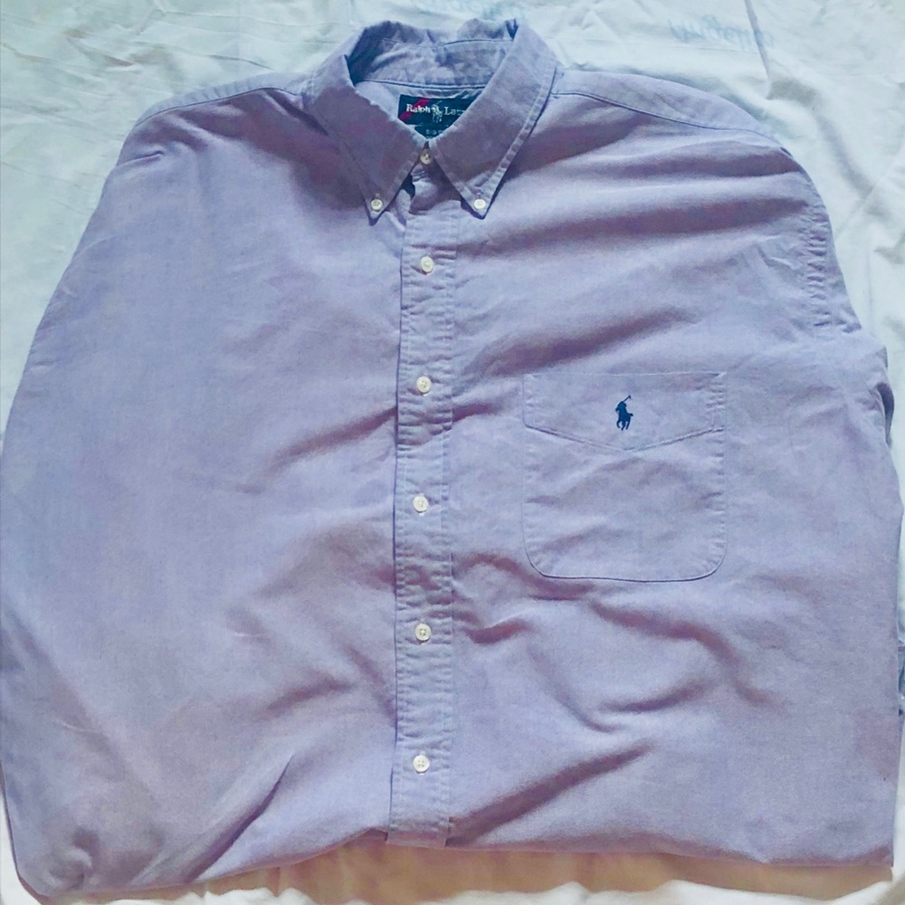 30$⬇️Men’s XL Lavender Ralph Lauren Button Up Polo